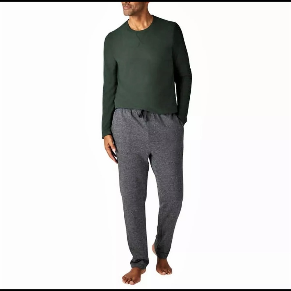 NEW Eddie Bauer XL 2-pack Men’s Lounge Set Green - Picture 3 of 7